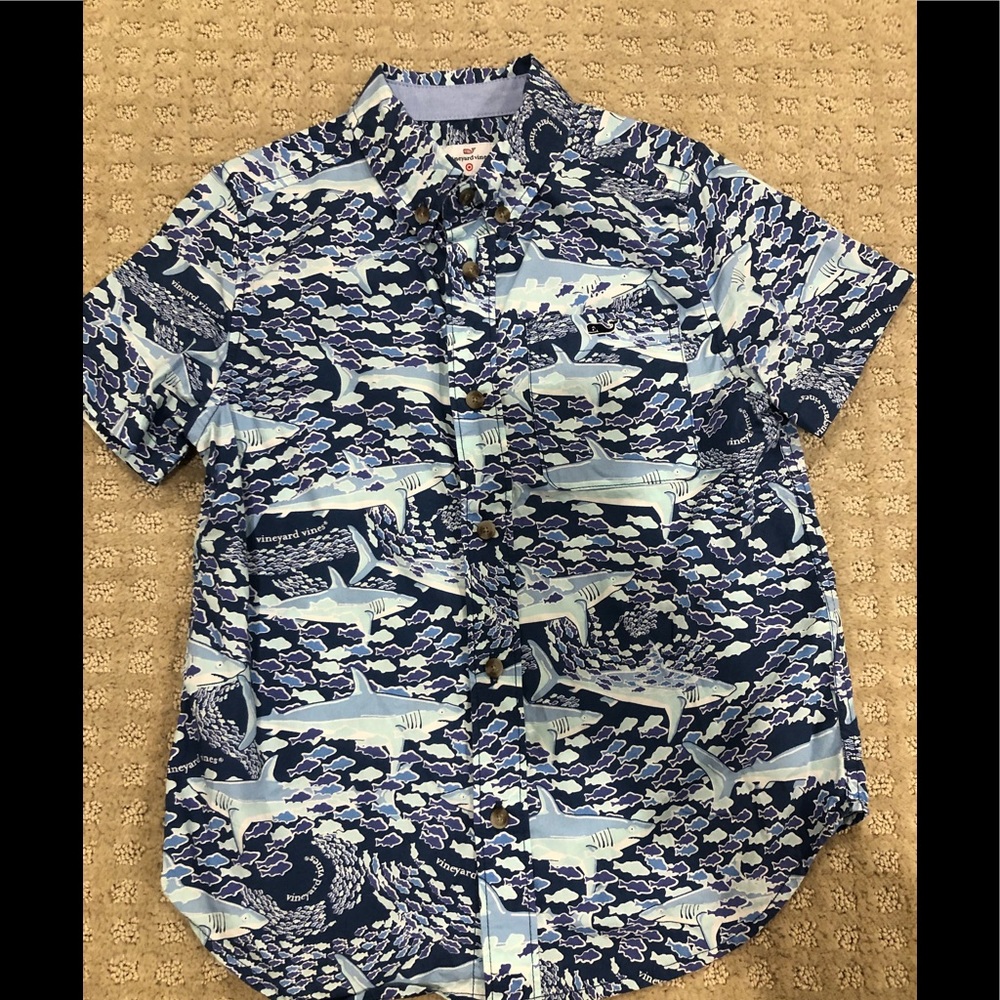 Vineyard Vines Exclusively for Target Boys Shark Shirt XS 4/5